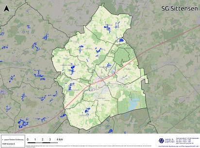 Karte: Ausbaugebiet SG Sittensen