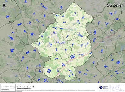 Karte: Ausbaugebiet SG Zeven