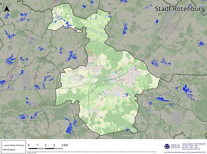 Karte: Ausbaugebiet Stadt Rotenburg